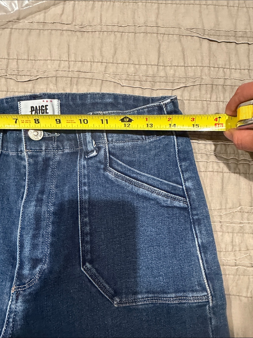 PAIGE Anessa Wide Leg Jeans - Picture 9 of 9